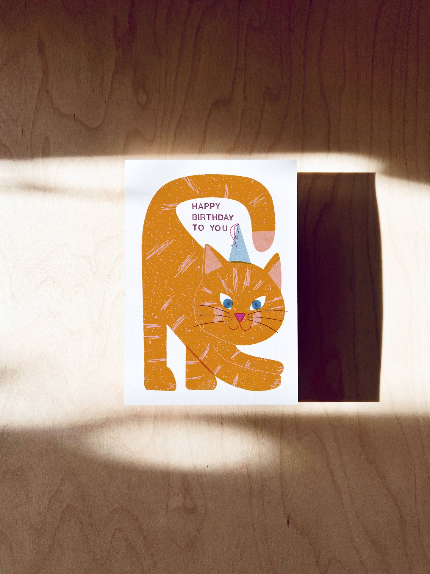 Birthday Kitty Ansichtkaart DIN A6