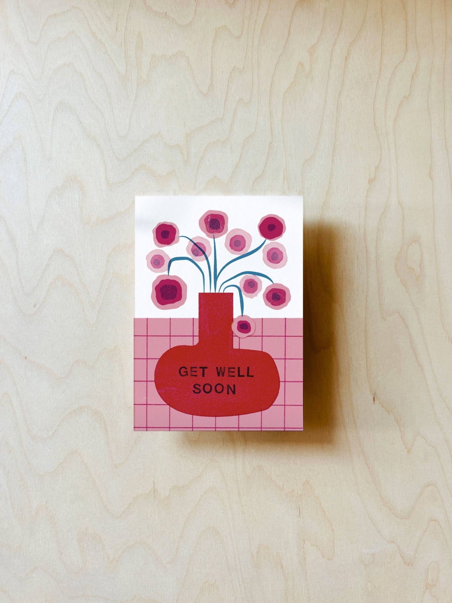 Get Well Soon Postkaart DIN A6 - Rookie