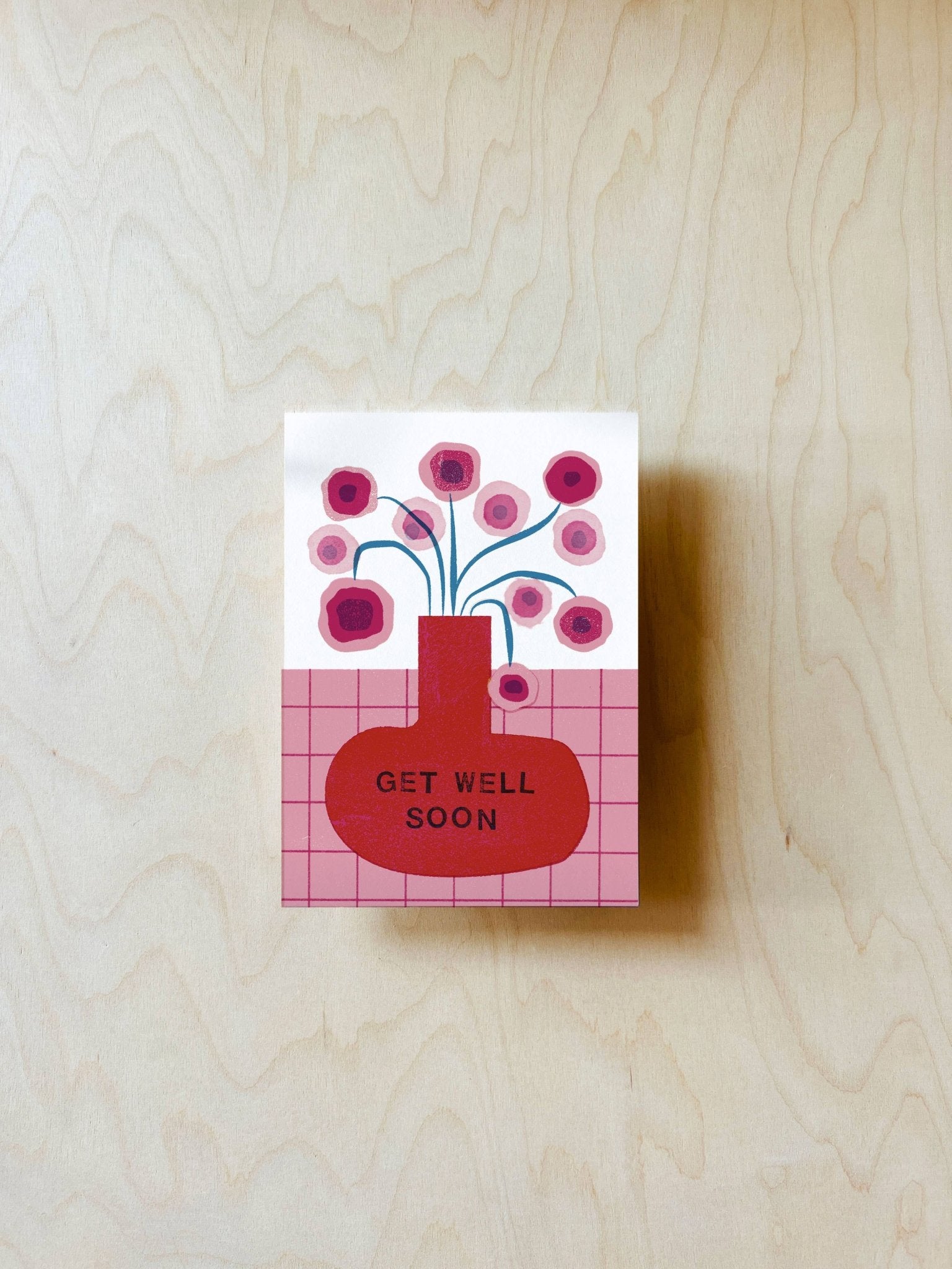 Get Well Soon Postkaart DIN A6 - Rookie