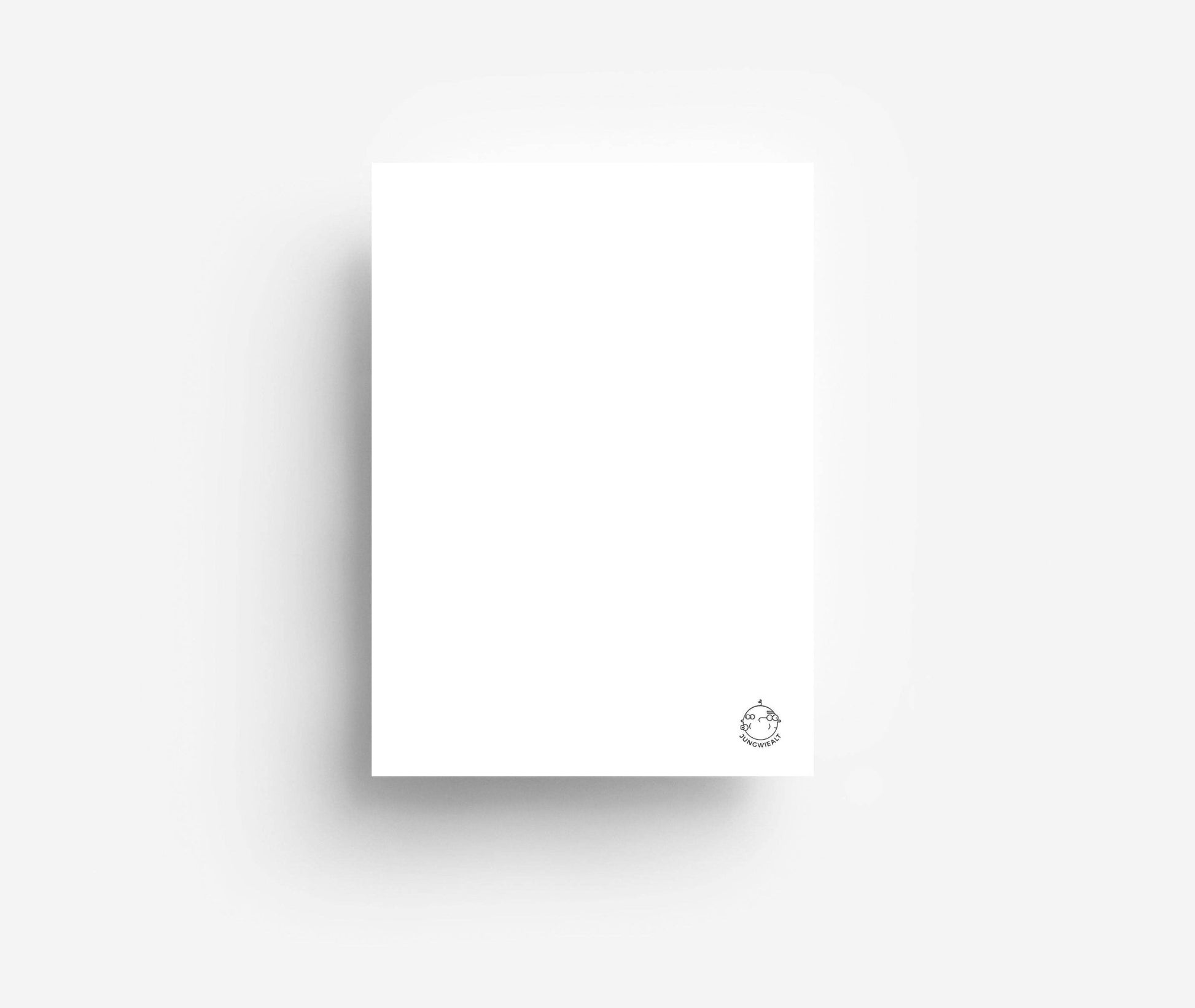 Giraffe Ansichtkaart DIN A6 - Rookie